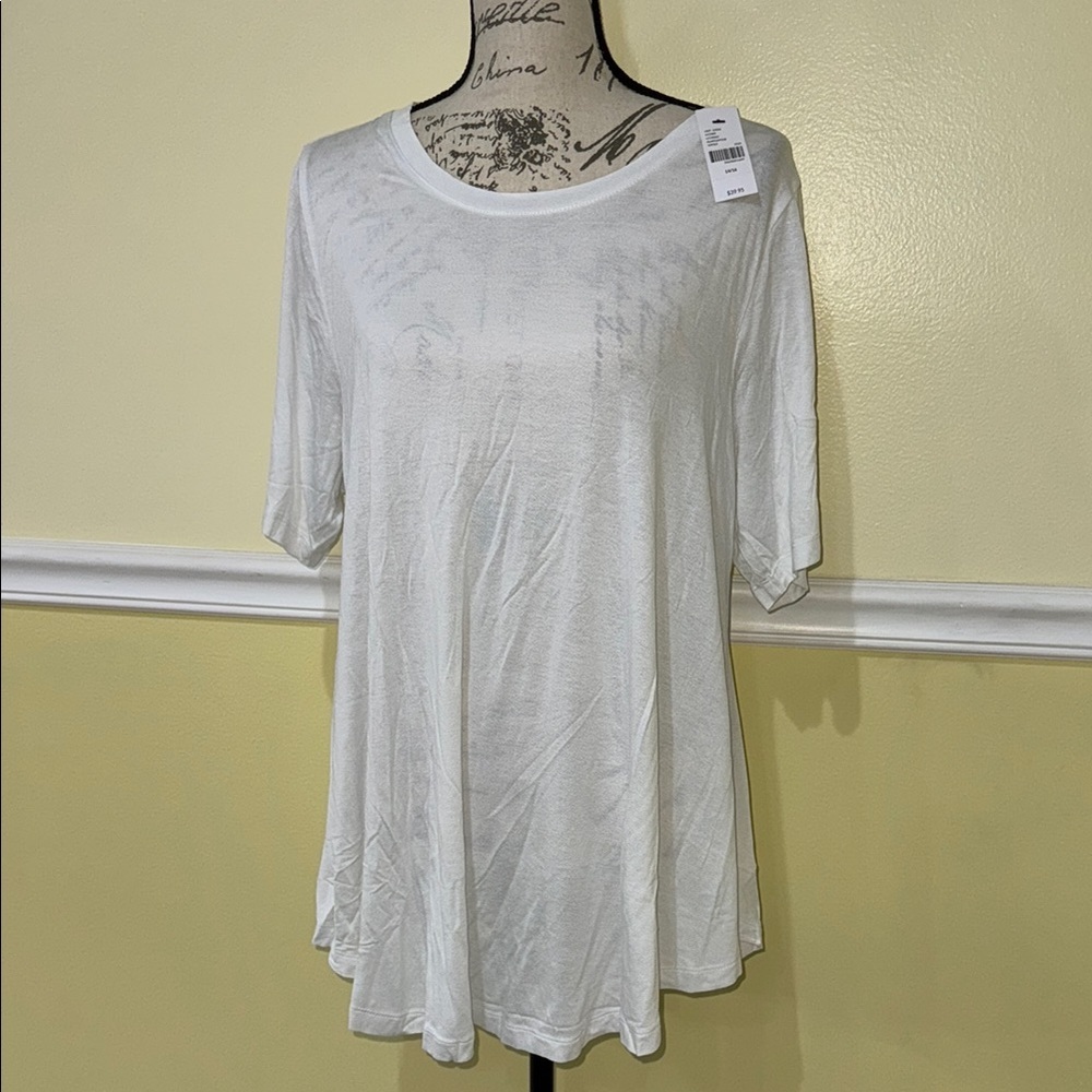 Lane Bryant swing new White Women's Top size 14/16